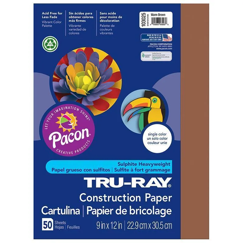 (10 Pk) Tru Ray 9 X12 Brown