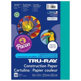 (10 Pk) Tru Ray 9 X12 Turquoise