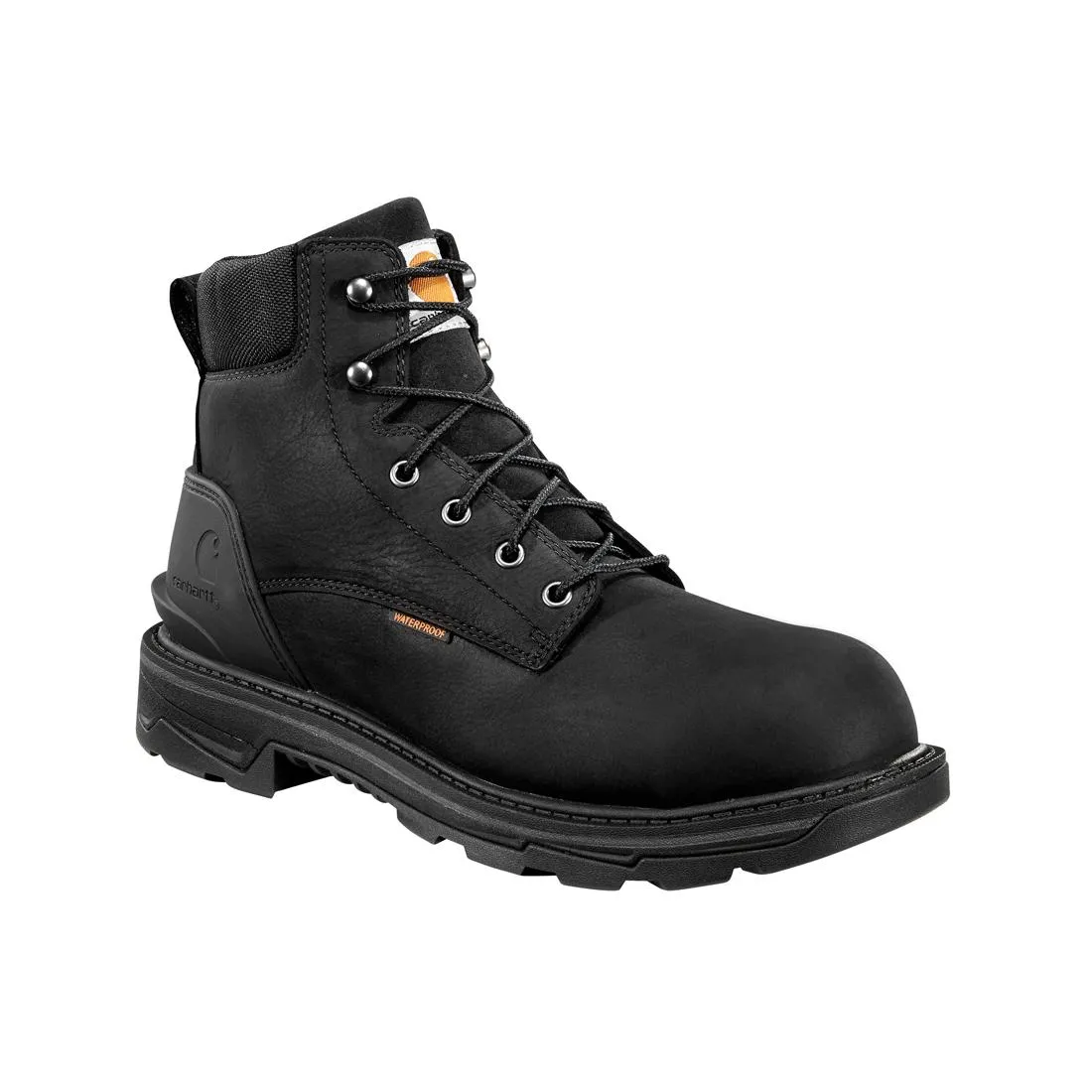 6" Ironwood Waterproof Alloy Toe Work Boot Black