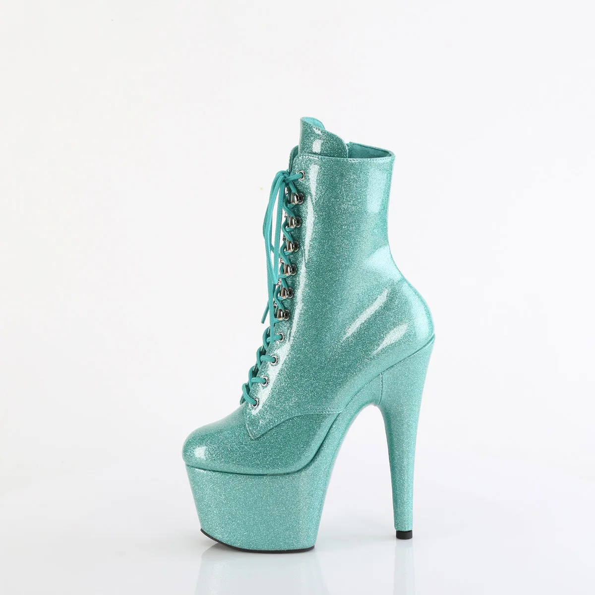 7 Inch Heel ADORE-1020GP Aqua Glitter