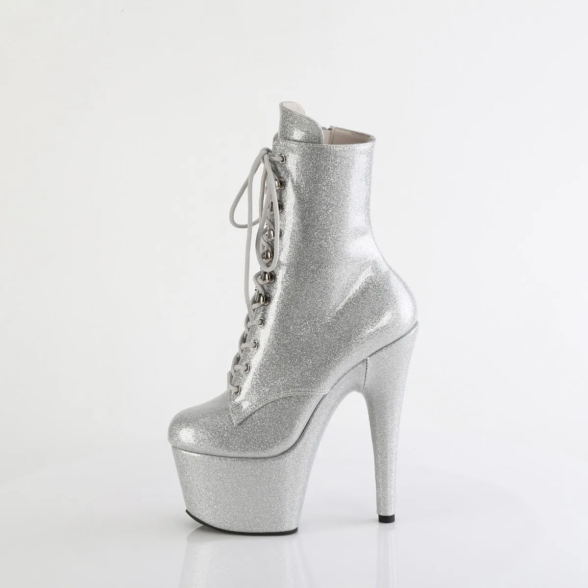 7 Inch Heel ADORE-1020GP Silver Glitter