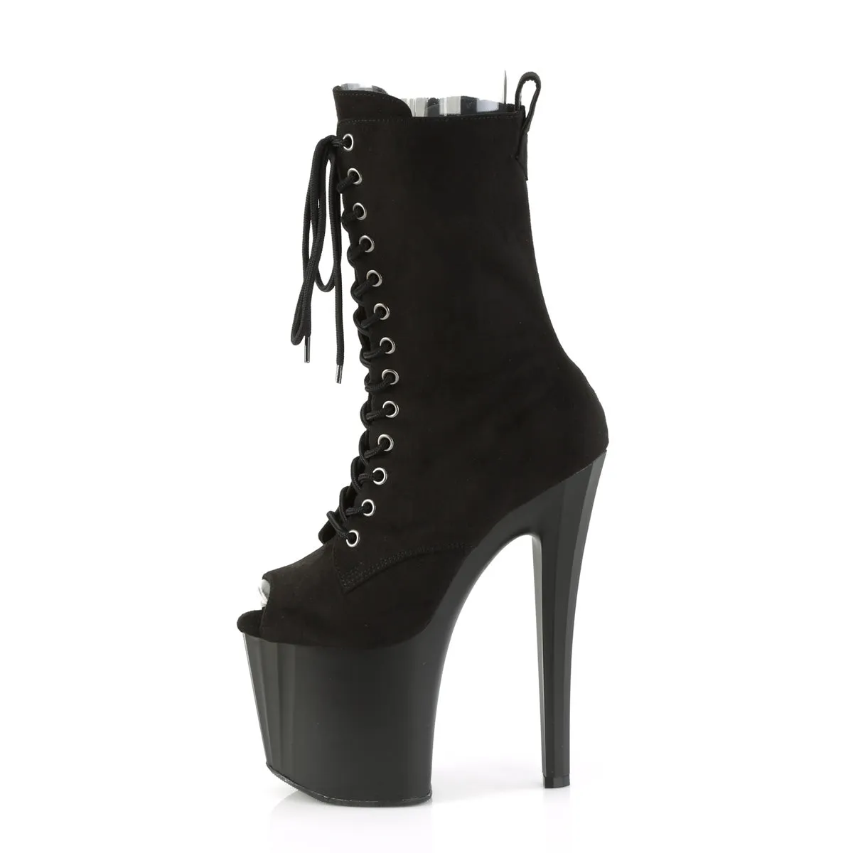 8 Inch Heel ENCHANT-1041FS Black Suede