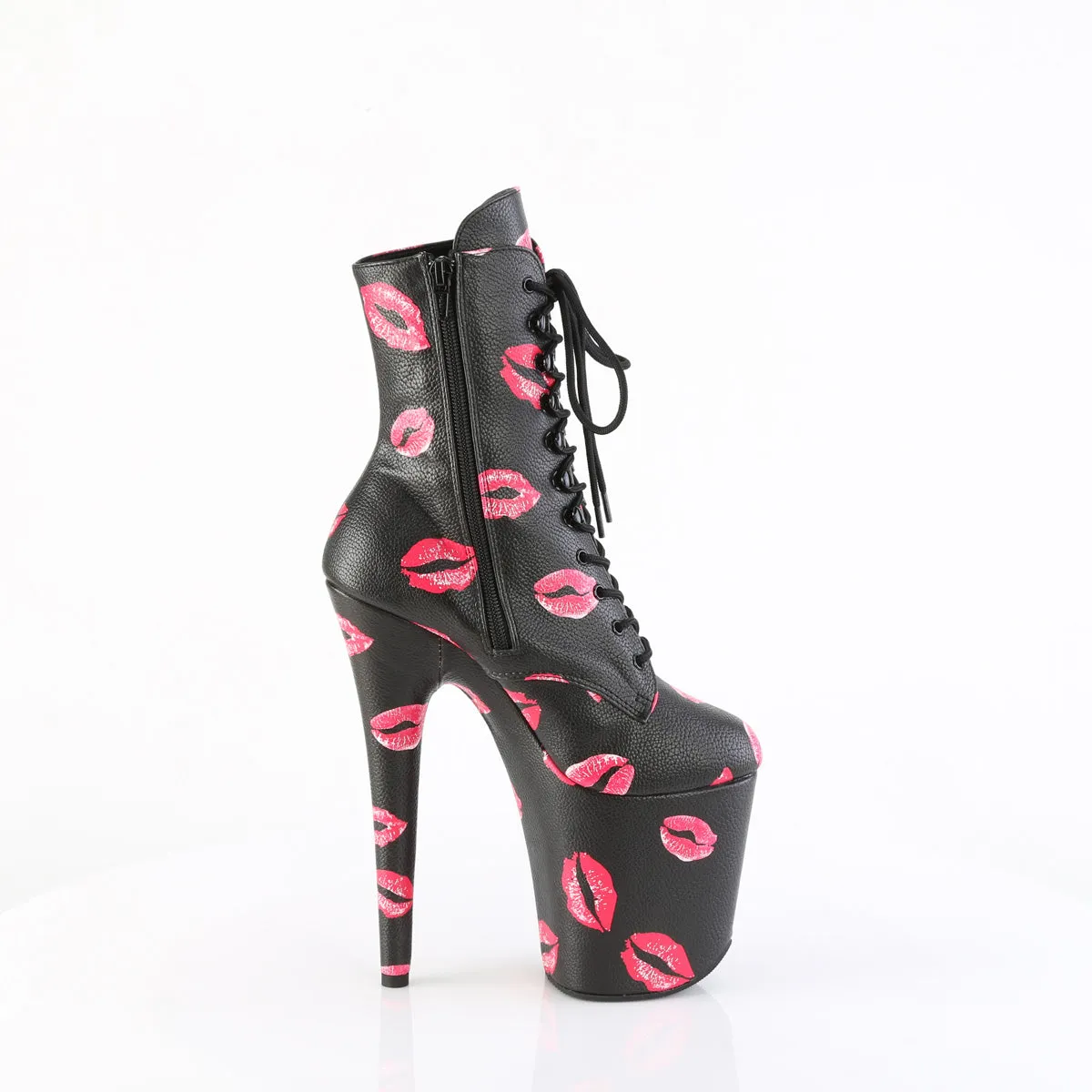 8 Inch Heel FLAMINGO-1020KISSES Baby Pink Pu