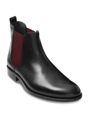 Ace Boot - Black/burgundy