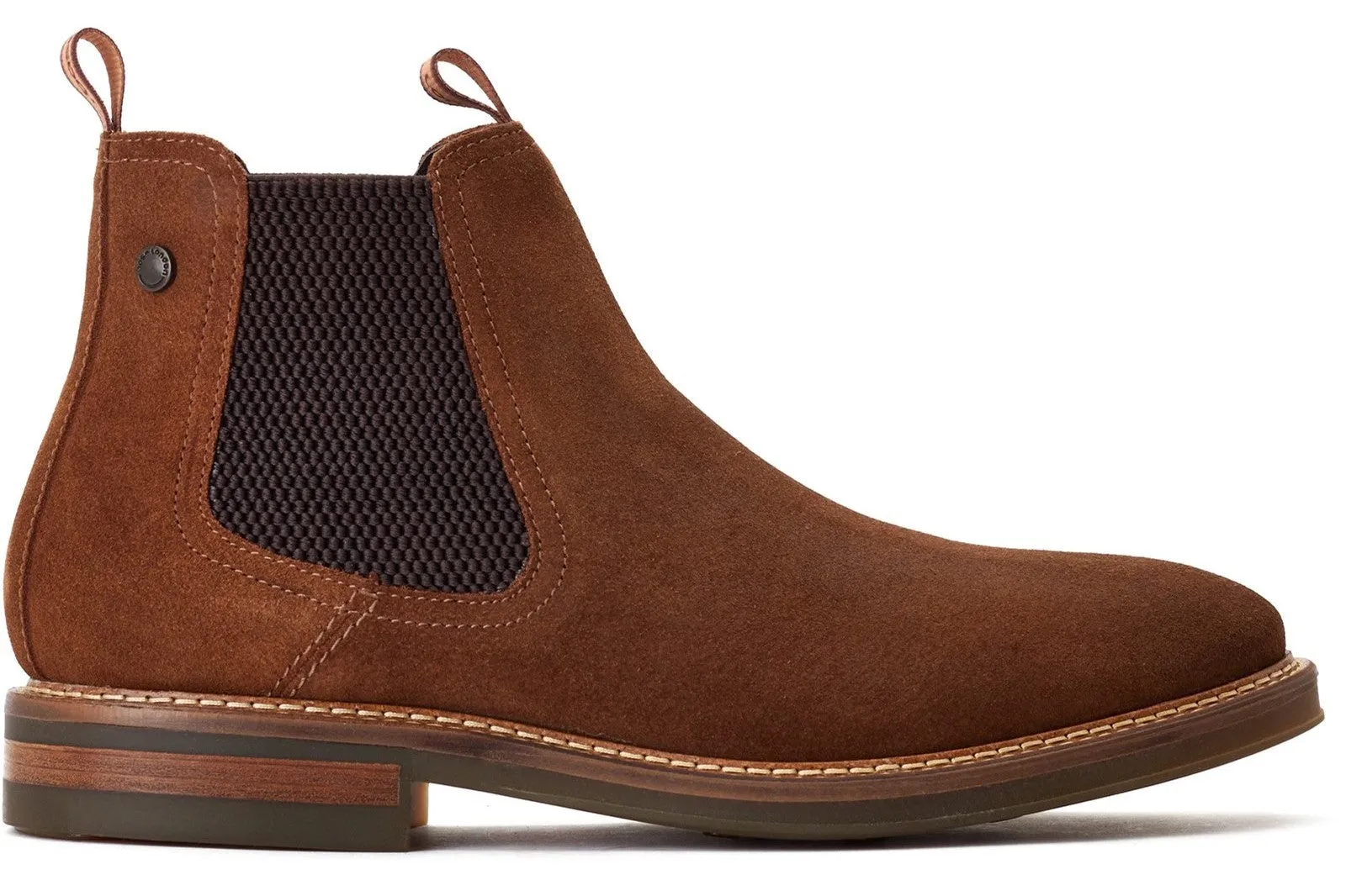 Base London Masada Mens Suede Leather Chelsea Boot