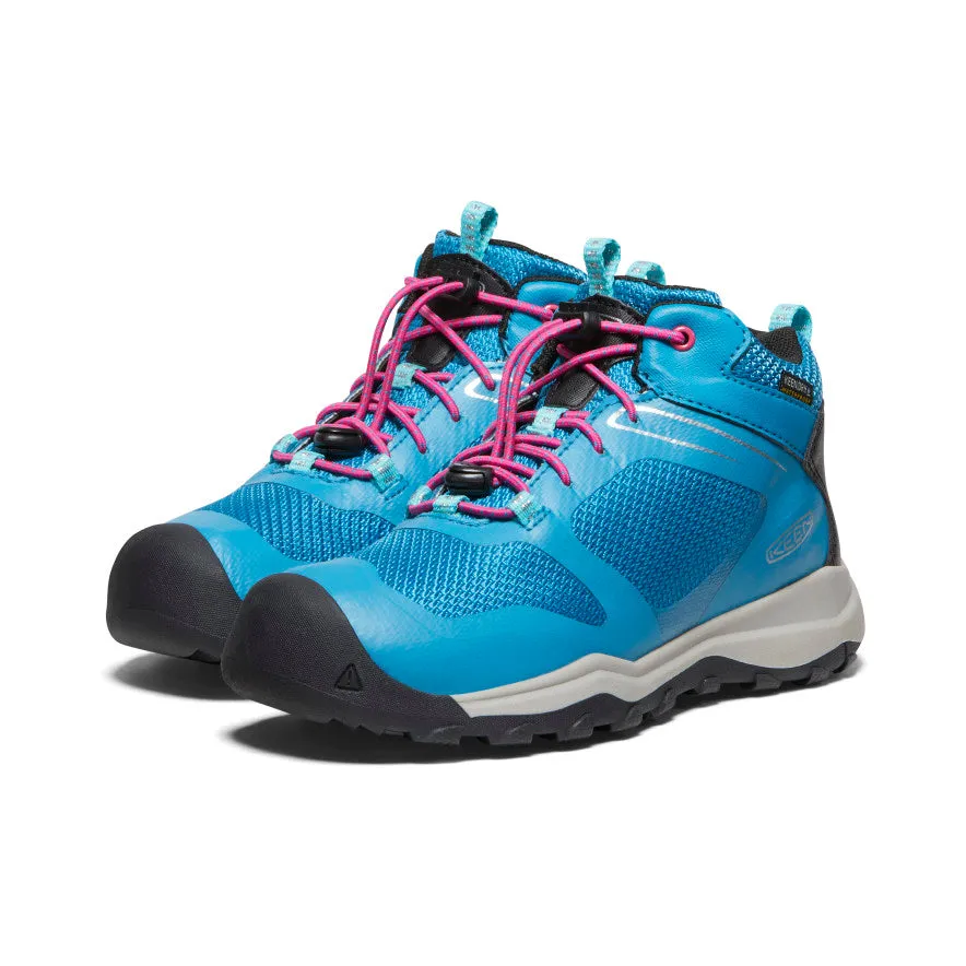 Big Kids' Wanduro Waterproof Boot  |  Fjord Blue/Fuchsia Purple