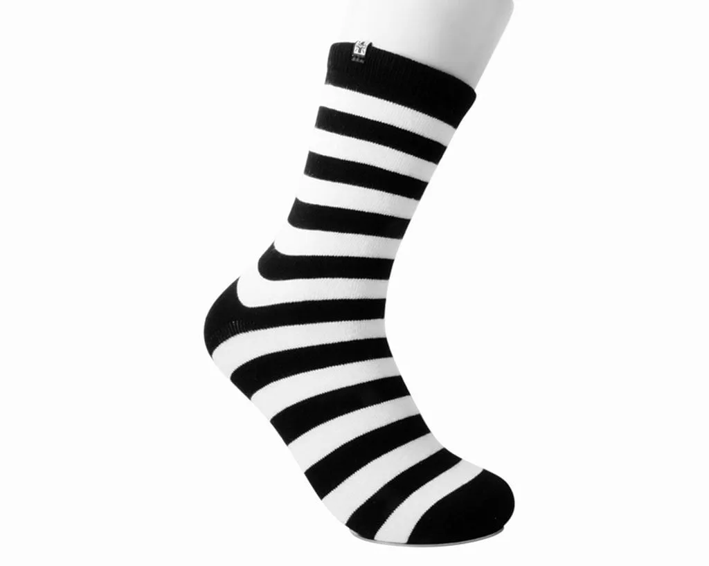 Black & White Stripe T.U.K. Women’s Sock