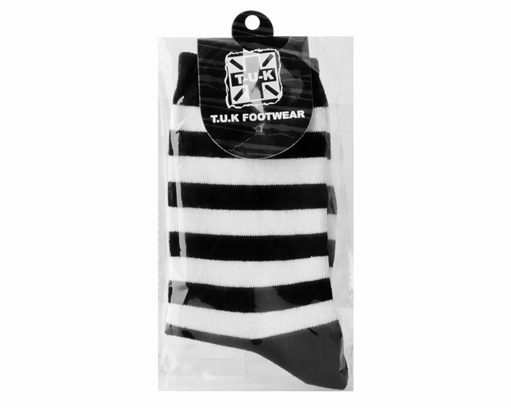 Black & White Stripe T.U.K. Women’s Sock