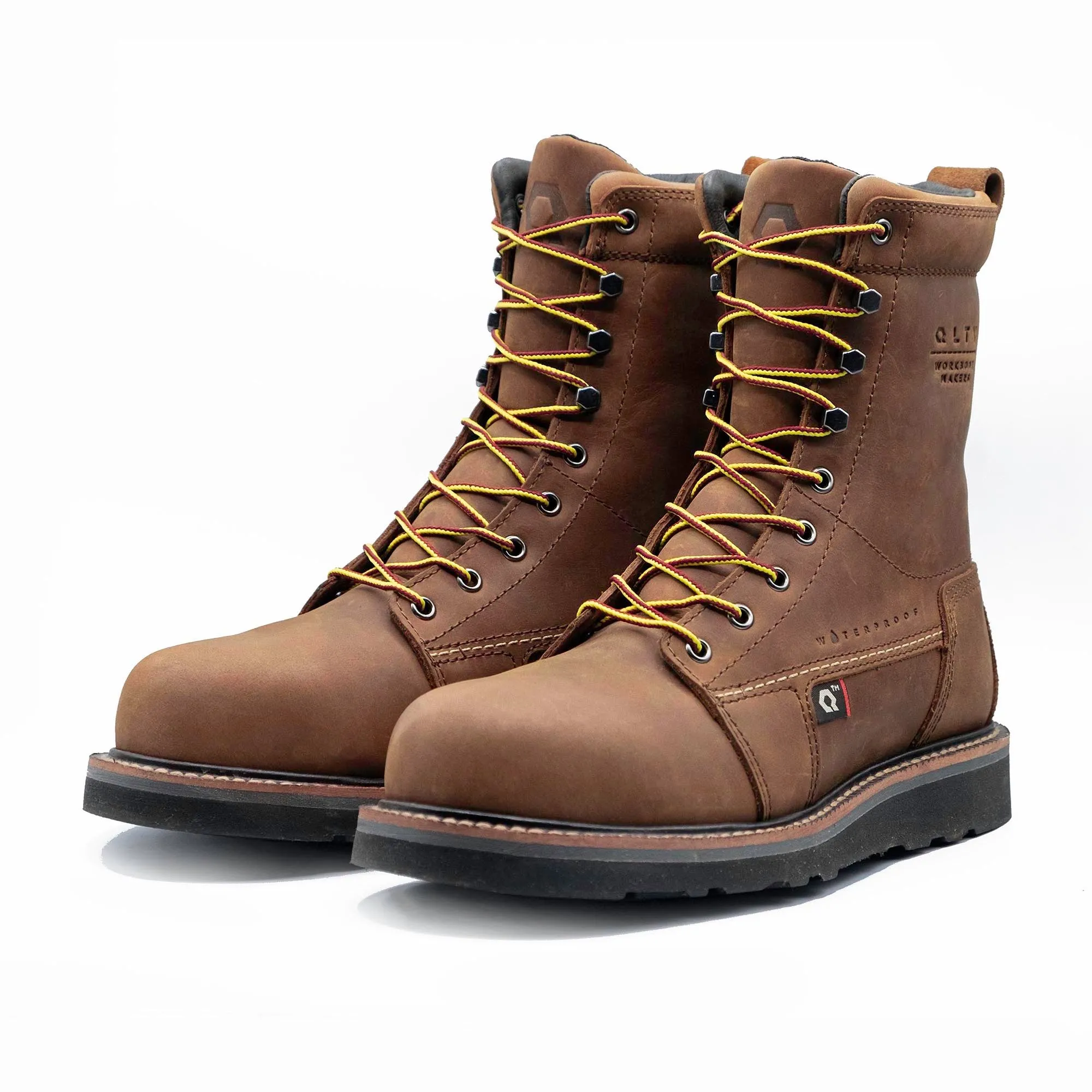 BLDR-ST 8" Waterproof Boot : Moka (Steel Toe)