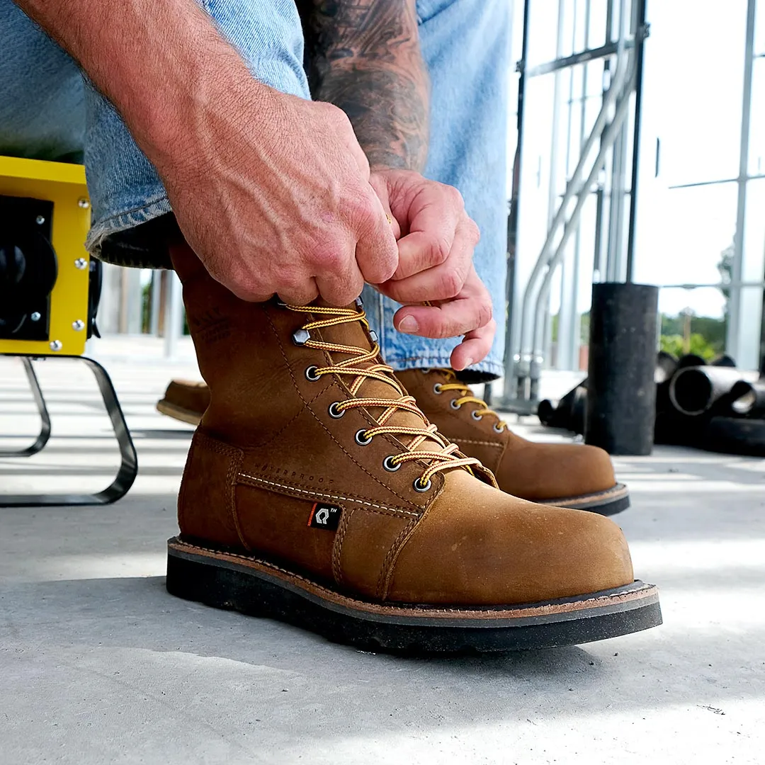 BLDR-ST 8" Waterproof Boot : Moka (Steel Toe)