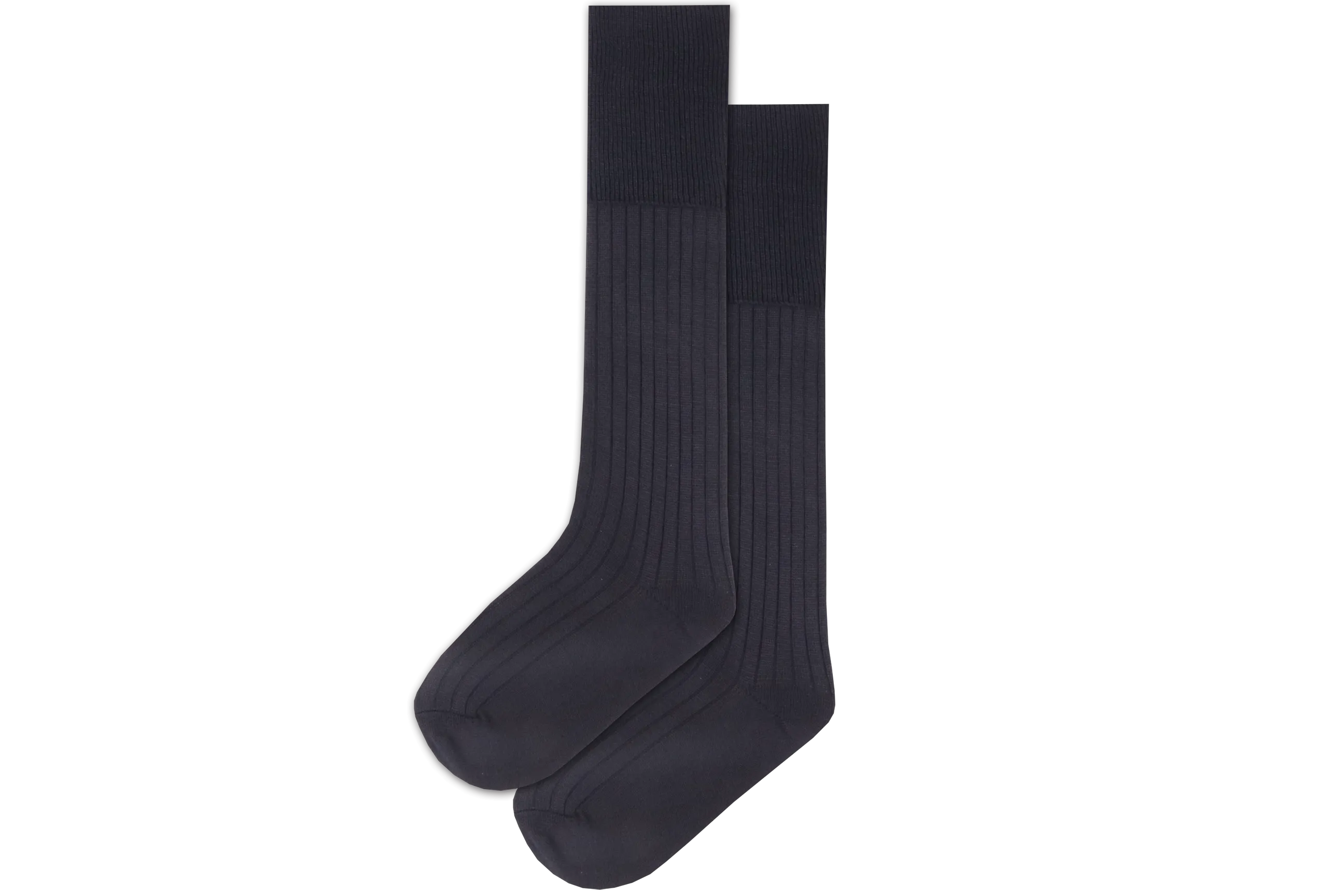 Boys 3/4 Plain Long Socks - Navy