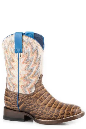 Boy's Roper Embossed Gator Western Boot