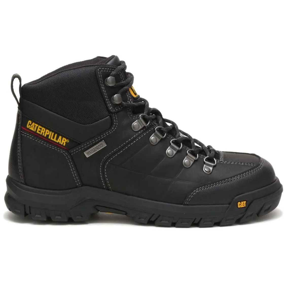 CAT Men's Threshold Waterproof Steel Toe Work Boot - Black - P90936