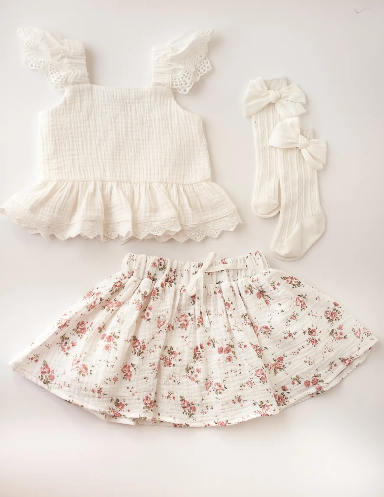 Dance and Play Cotton Skirt - Flower Fantasy