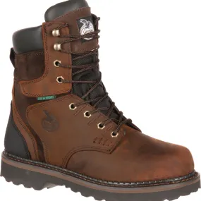 Georgia Men's Brookville 8" Waterproof Work Boot - Brown - G9134