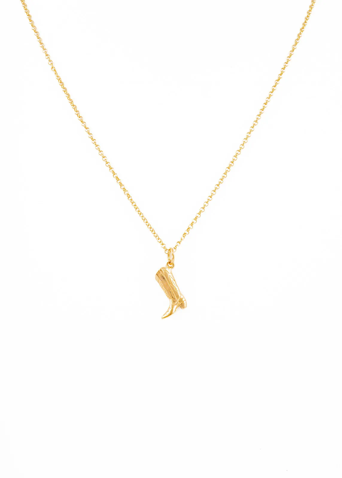 Gold-Plated Charm Necklace