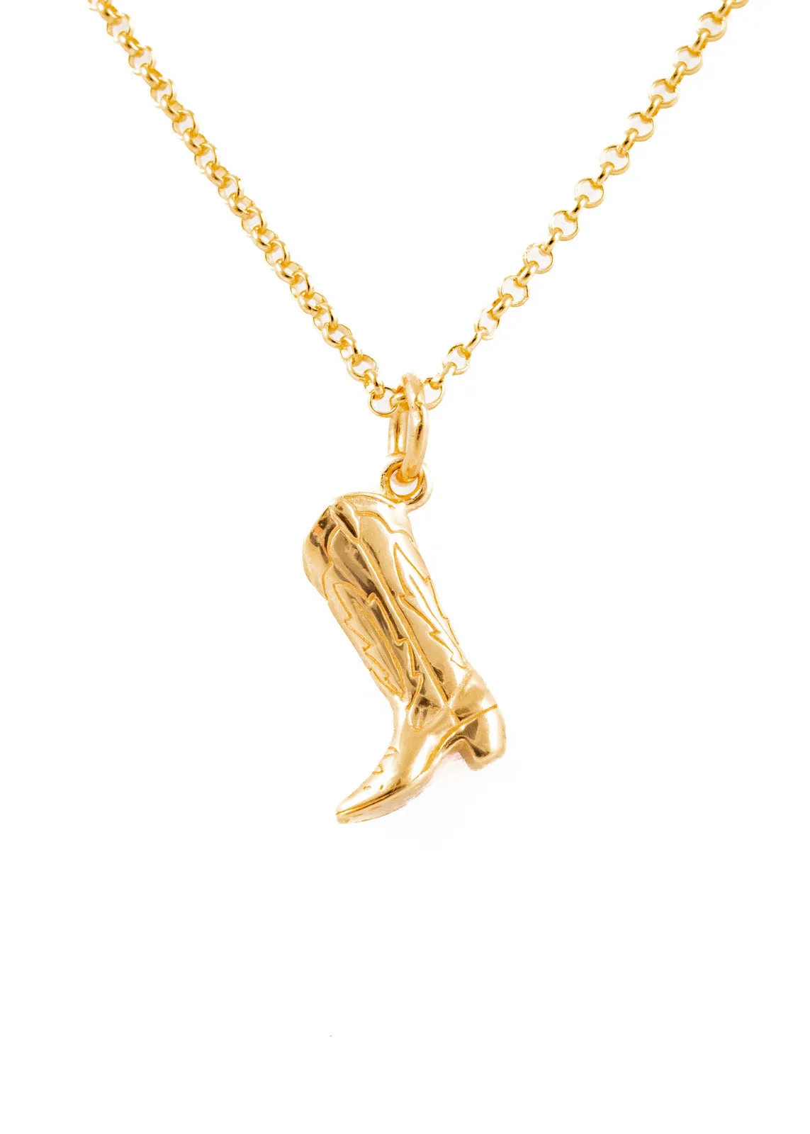 Gold-Plated Charm Necklace