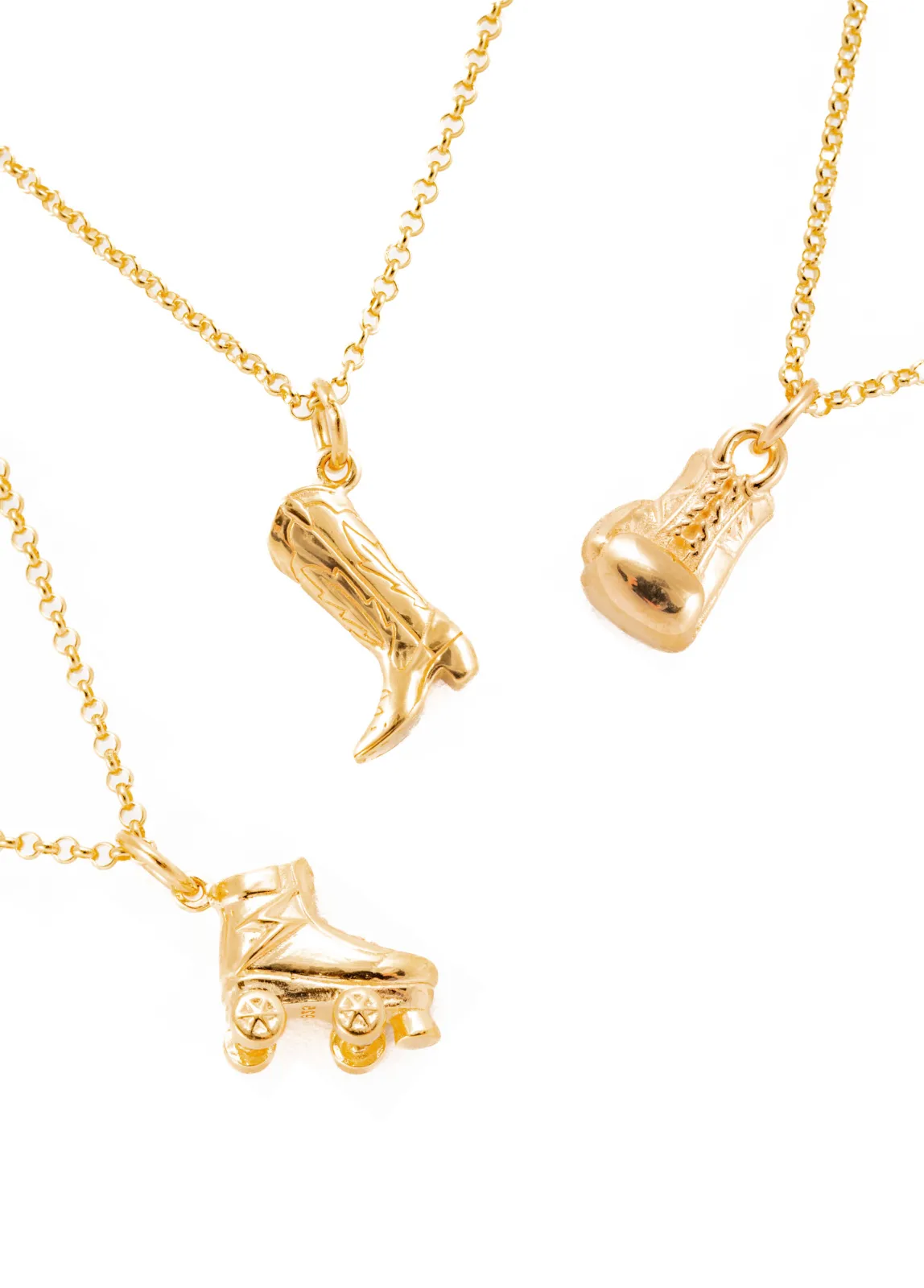 Gold-Plated Charm Necklace