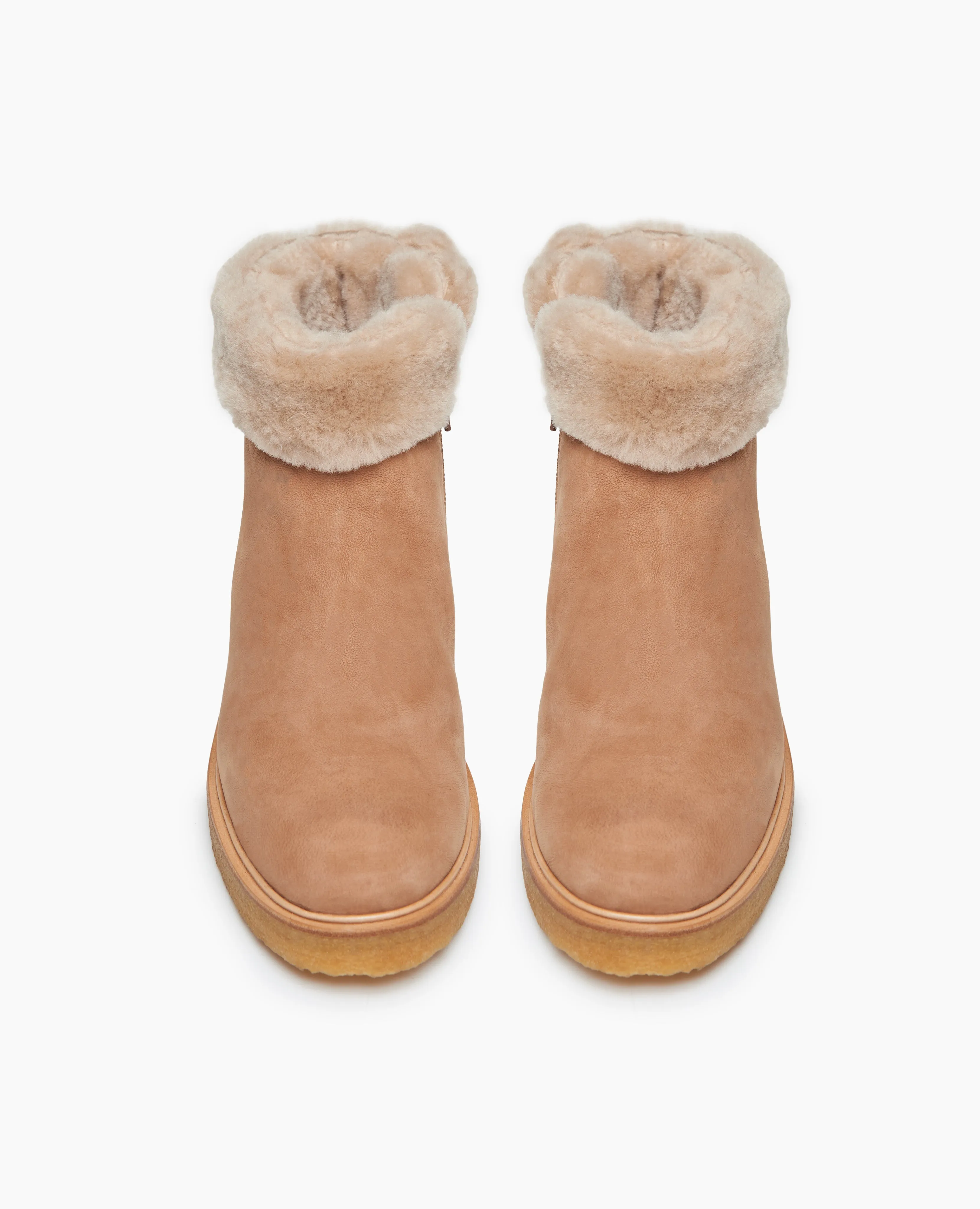 Honey Shearling Boot