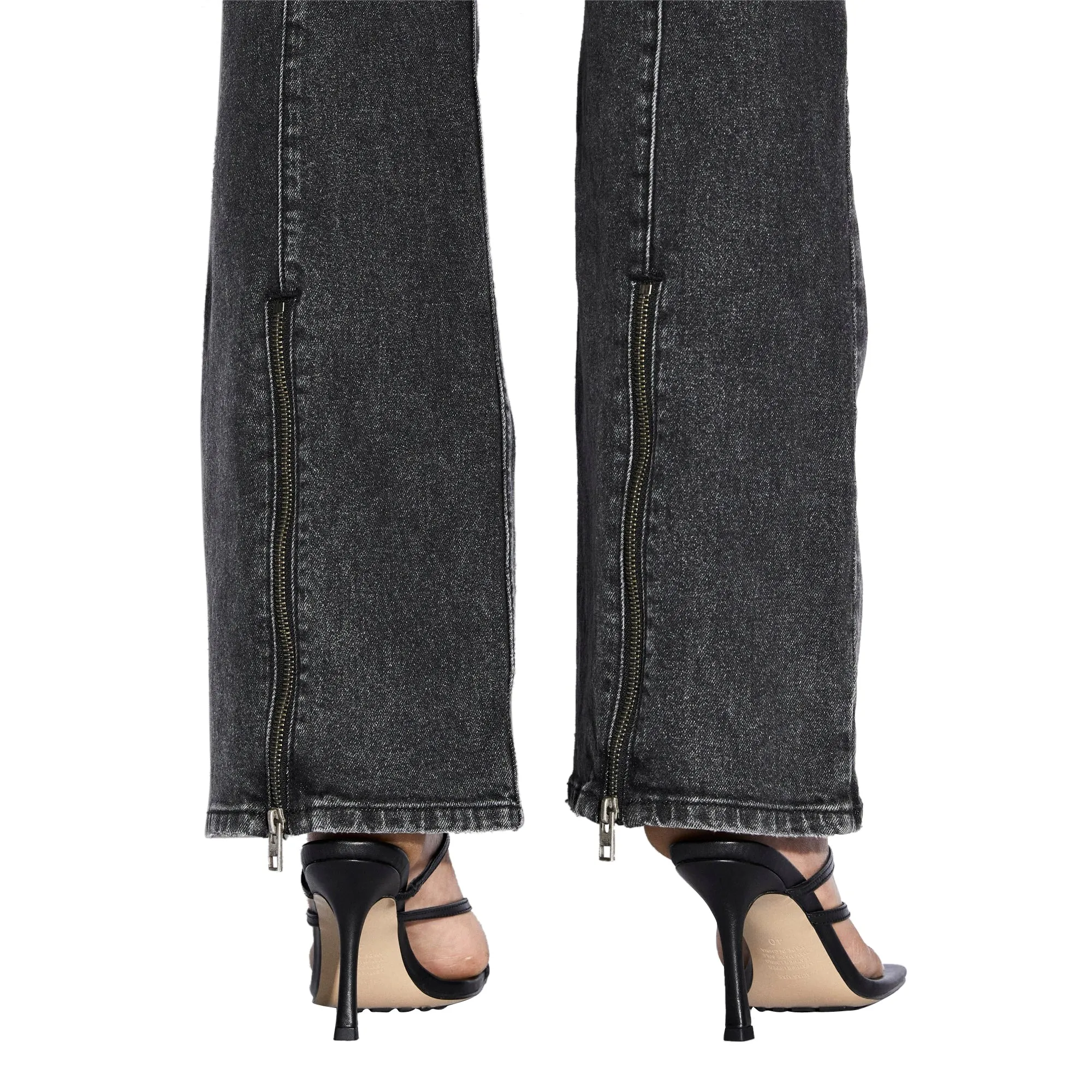 Ksubi Womens Soho Onyx Zip Jeans