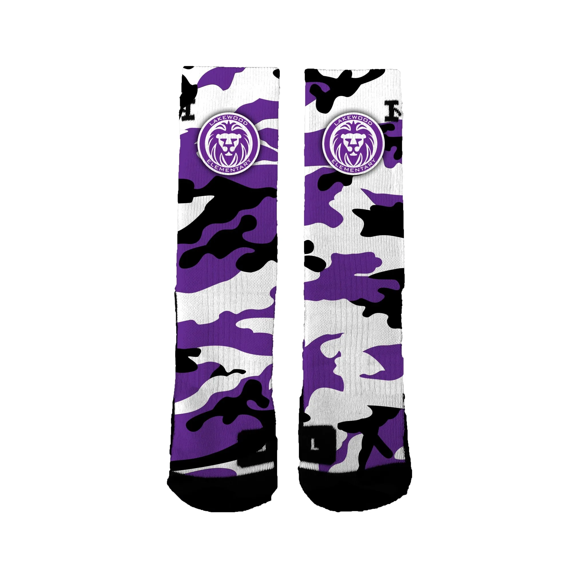 Lakewood Elementary  Camo Socks