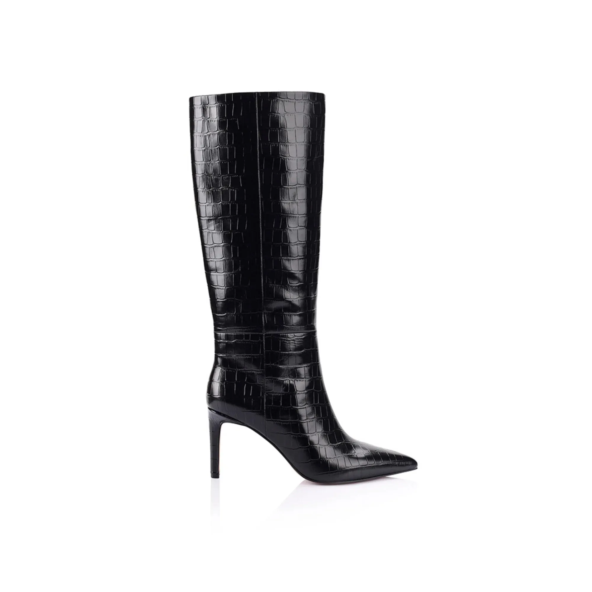 Lana Wilkinson Huw Boot - Black Croc