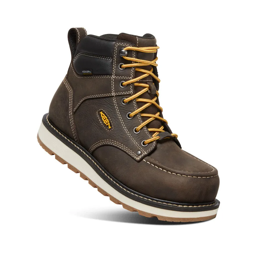 Men's Cincinnati 6" Waterproof Boot (Carbon-Fiber Toe)  |  Dark Chocolate/Sandshell