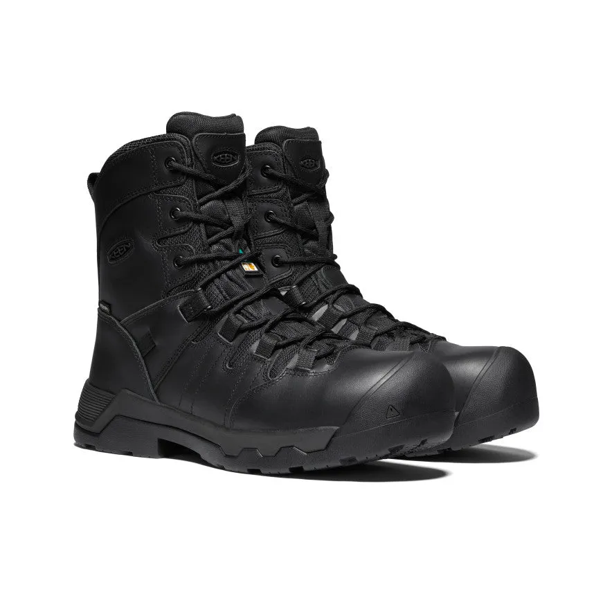 Men's CSA Oshawa  8 Side Zip Waterproof Boot (Carbon-Fiber Toe)  |  Black/Black