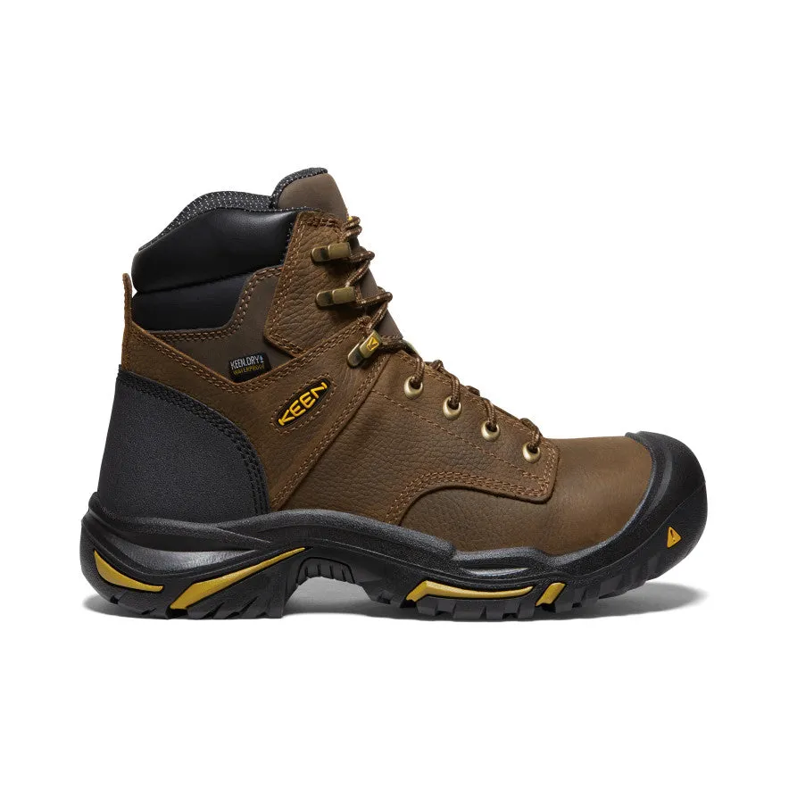 Men's Mt Vernon 6" Waterproof Boot (Soft Toe)  |  Cascade Brown