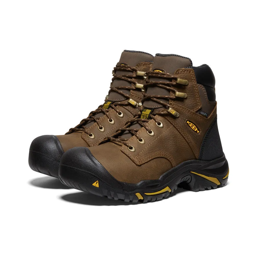 Men's Mt Vernon 6" Waterproof Boot (Soft Toe)  |  Cascade Brown