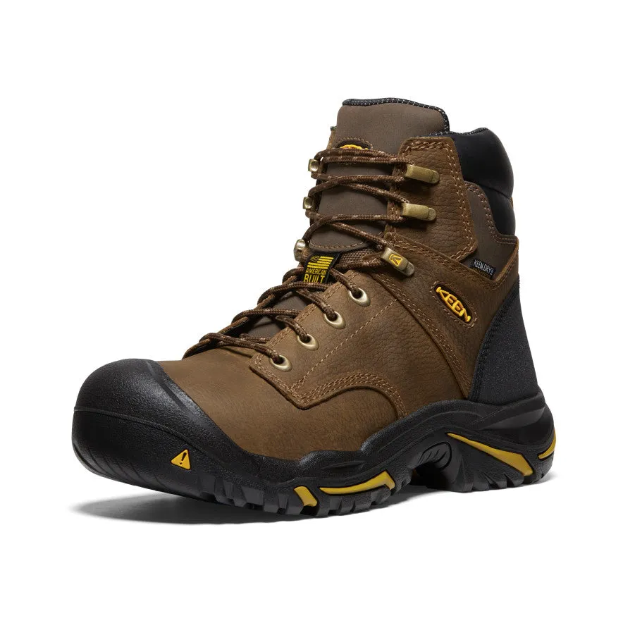 Men's Mt Vernon 6" Waterproof Boot (Soft Toe)  |  Cascade Brown