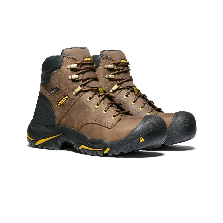 Men's Mt Vernon 6" Waterproof Boot (Steel Toe)  |  Cascade Brown