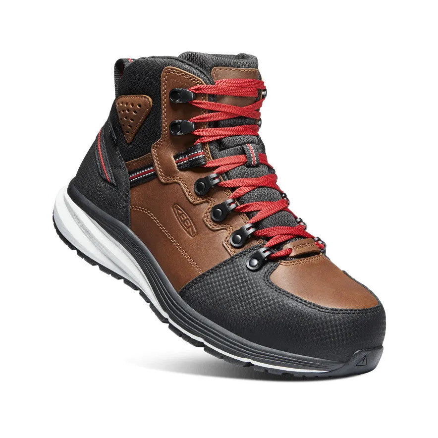 Men's Red Hook Waterproof Boot (Carbon-Fiber Toe)  |  Tobacco/Black