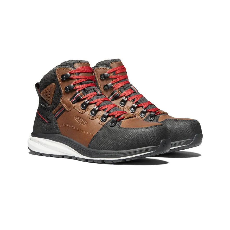 Men's Red Hook Waterproof Boot (Carbon-Fiber Toe)  |  Tobacco/Black