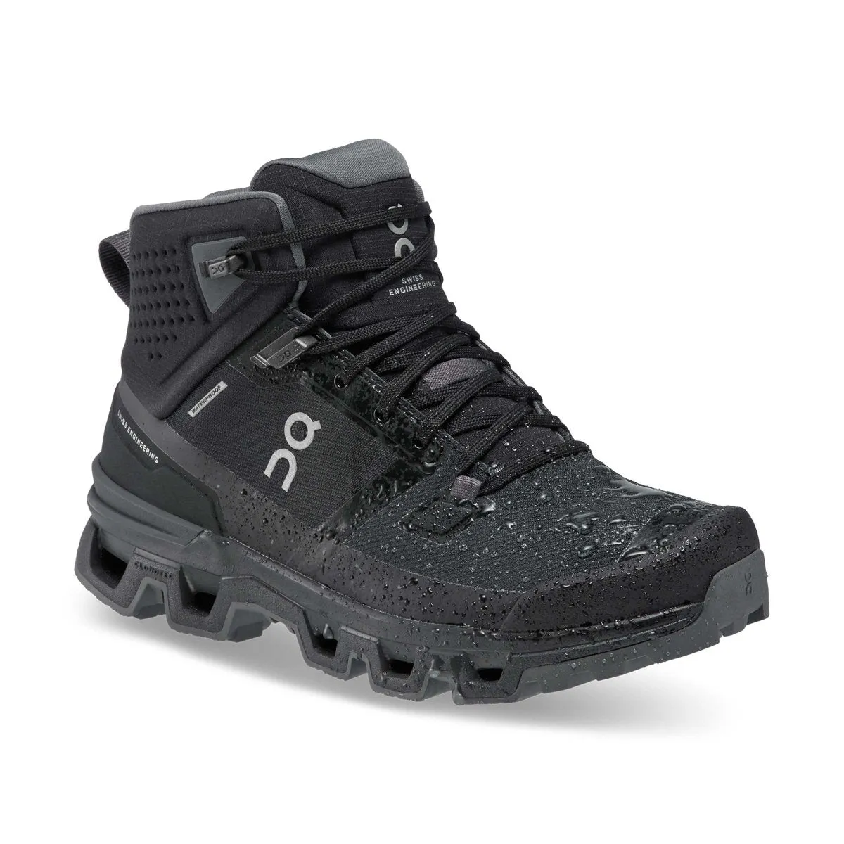 On Running Men's Cloudrock 2 Black/Eclipse Waterproof