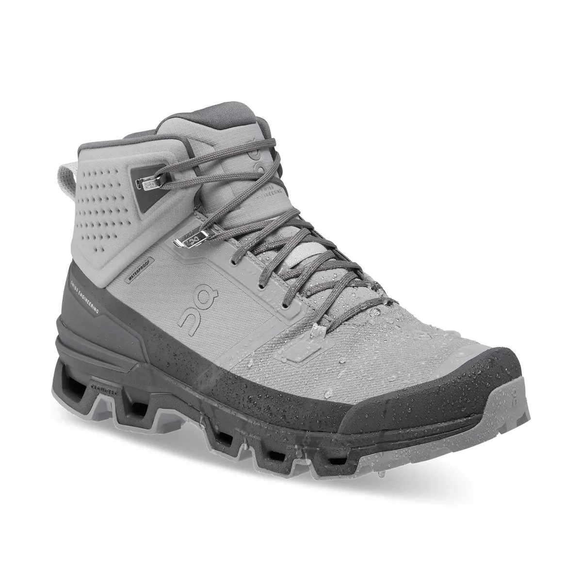 On Running Men's Cloudrock 2 Boot Alloy/Eclipse Waterproof