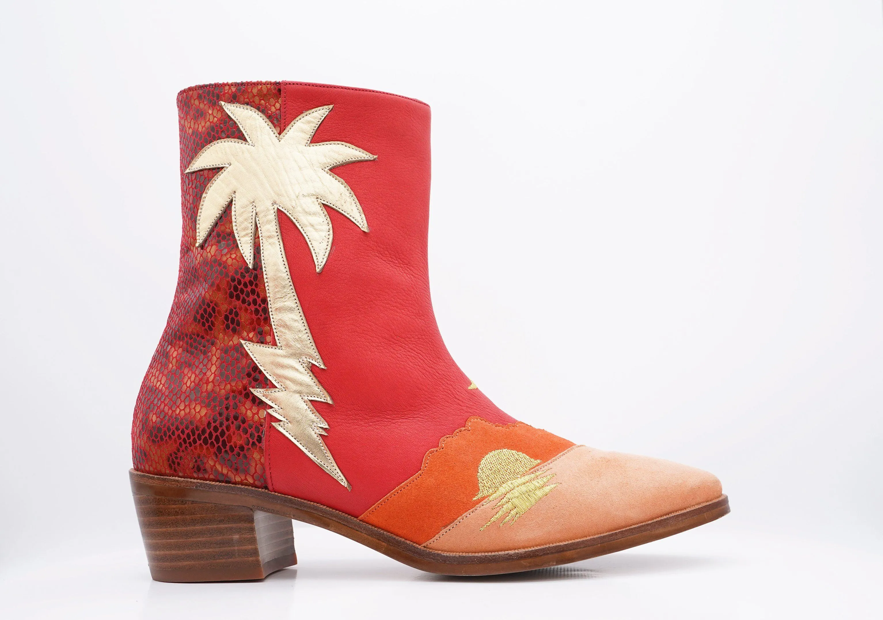 PARADISE PALM TREE BOOT - MADE TO ORDER