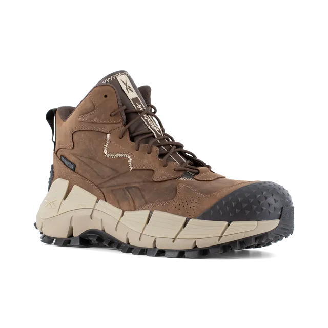 Reebok Men's Zig Kinetica Edge II Trail-Inspired Waterproof Hiker Work Shoe