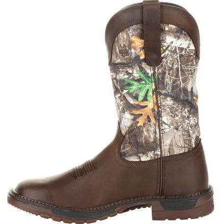 Rocky Men's Original Ride FLX 12" WP Western Boot - Camo - RKW0253