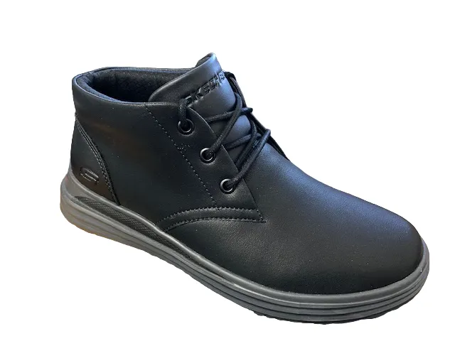 Skechers Proven Termo 204670 Mens Ankle Boots in Sleek Black