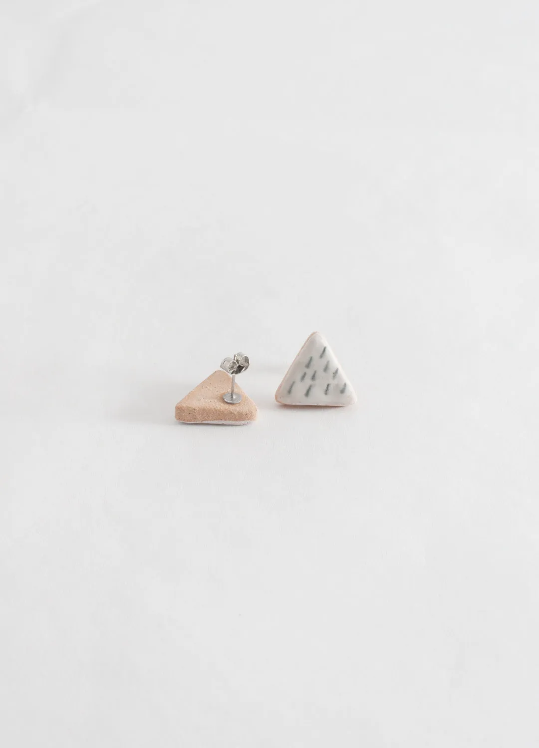 Triangle Earrings  - Rain