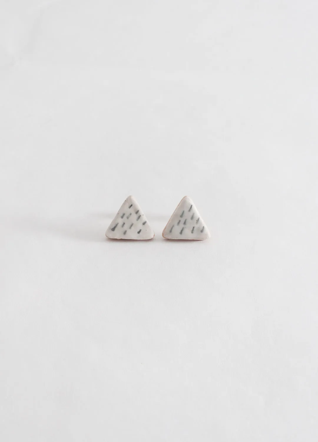 Triangle Earrings  - Rain