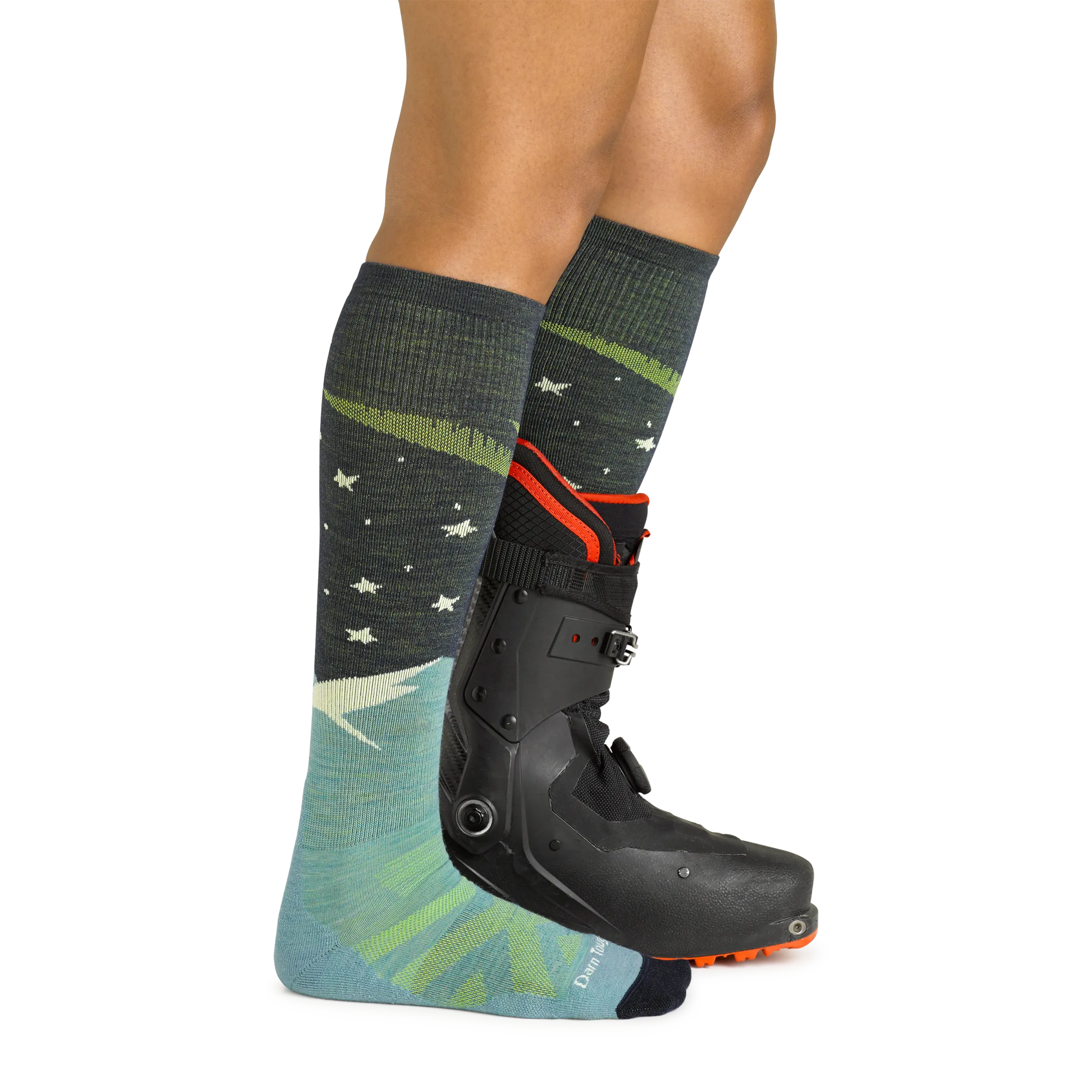 Women's Aurora Over-The-Calf  Lightweight Ski & Snowboard Sock