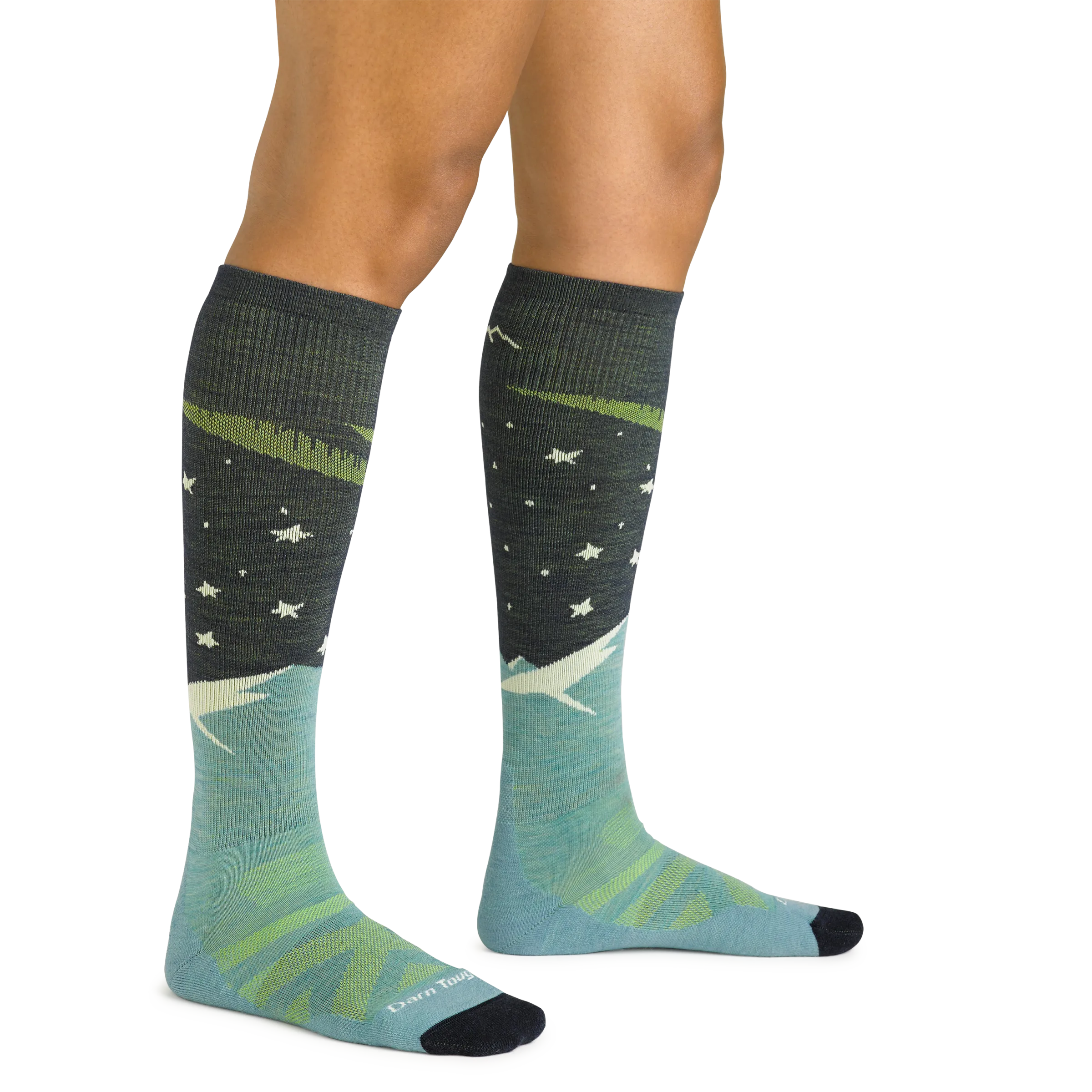 Women's Aurora Over-The-Calf  Lightweight Ski & Snowboard Sock