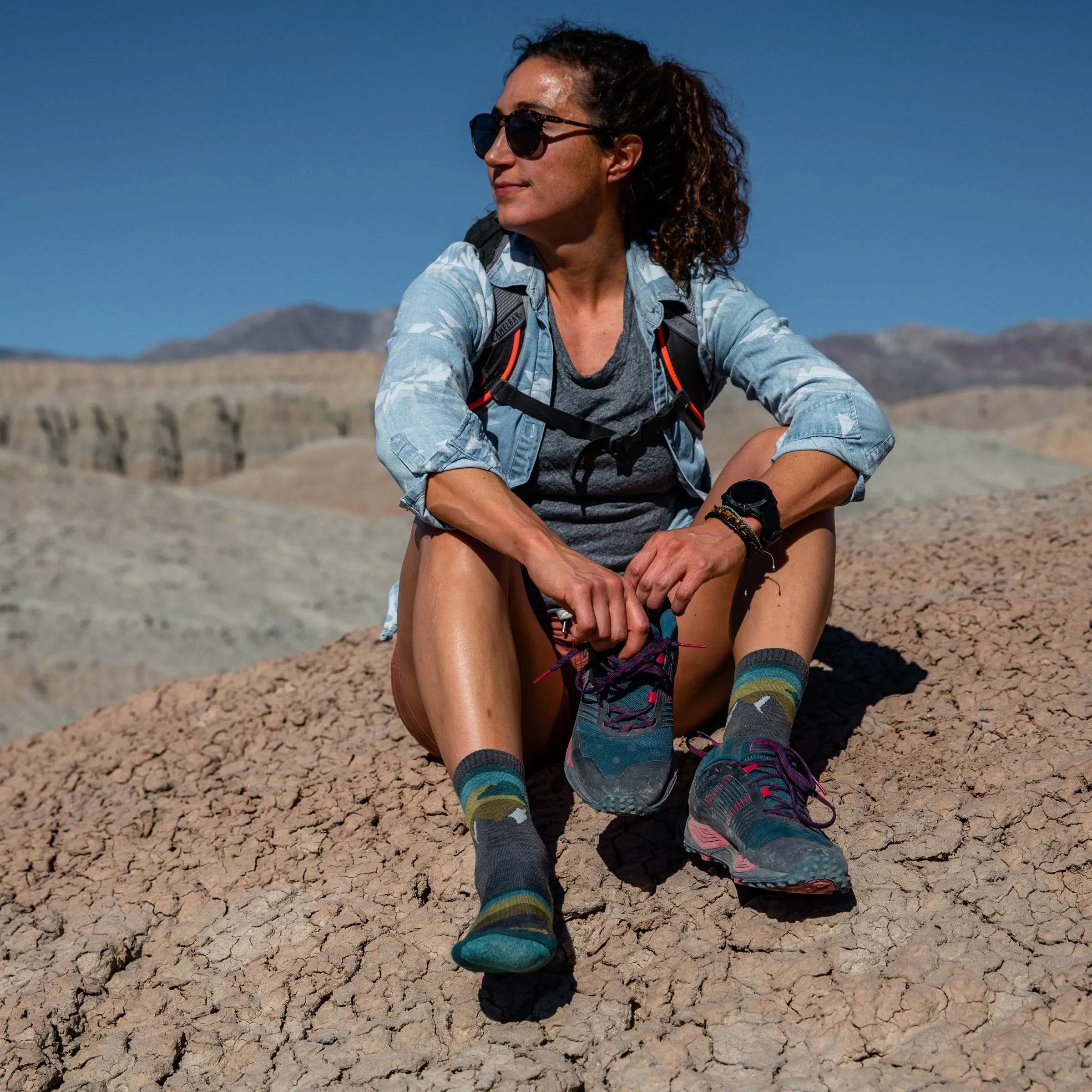 Women's Sunset Ledge Micro Crew  Lightweight Hiking Sock