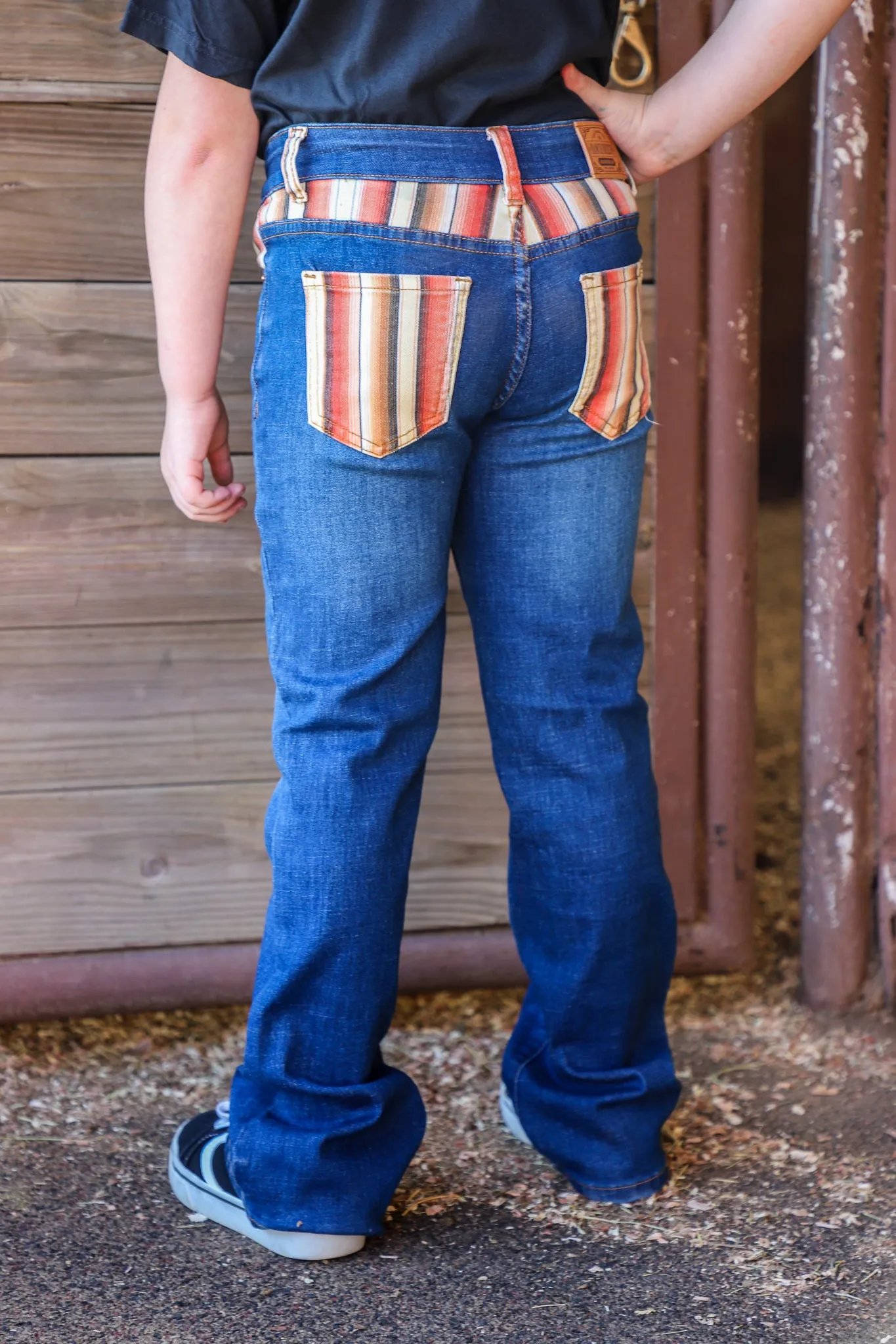 *YOUTH* SUNSET SERAPE BOOTCUT DENIM JEANS